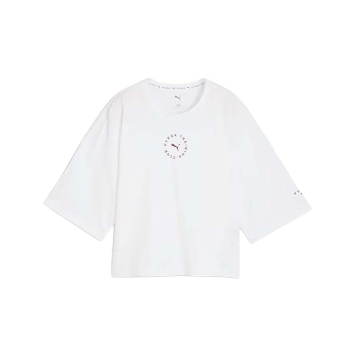 Puma Maglietta Palestra Crop Hyrox Bianco Donna