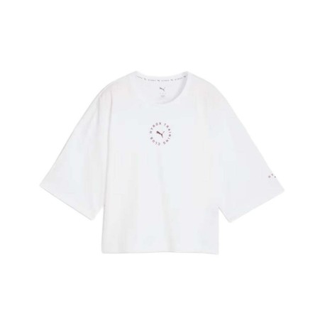 Puma Maglietta Palestra Crop Hyrox Bianco Donna
