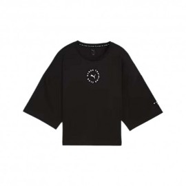 Puma Maglietta Palestra Crop Hyrox Nero Donna
