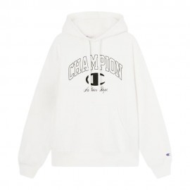 Champion Felpa Big Logo Bianco Uomo