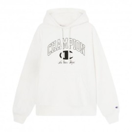 Champion Felpa Big Logo Bianco Uomo