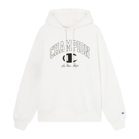 Champion Felpa Big Logo Bianco Uomo