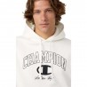 Champion Felpa Big Logo Bianco Uomo