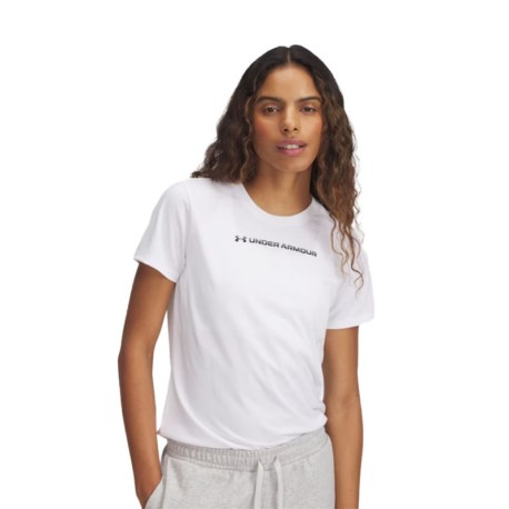 Under Armour Maglietta Palestra Tech Bianco Donna