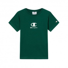 Champion Maglietta Palestra Unisex Junior Verde Bambino