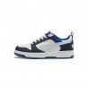 Puma Rebound V6 Lo Gs Bianco Grigio Nero - Scarpe Da Ginnastica Bambino