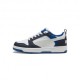 Puma Rebound V6 Lo Gs Bianco Grigio Nero - Scarpe Da Ginnastica Bambino