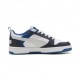 Puma Rebound V6 Lo Gs Bianco Grigio Nero - Scarpe Da Ginnastica Bambino