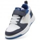 Puma Rebound V6 Lo Ps Ac Bianco Grigio Nero - Scarpe Da Ginnastica Bambino