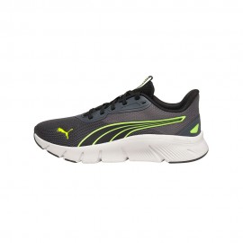 Puma Flex Focus Lite Modern Gs Grigio Giallo - Scarpe Da Ginnastica Bambino