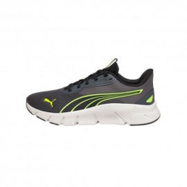 Puma Flex Focus Lite Modern Gs Grigio Giallo - Scarpe Da Ginnastica Bambino