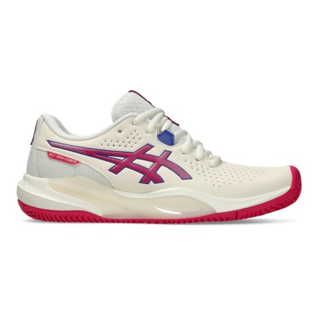Asics Gel-Challenger 15 Clay Bianco Bright Rose - Scarpe da Tennis Donna