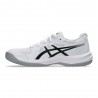 Asics Upcourt 6 Gs Bianco Nero - Scarpe Pallavolo Bambino