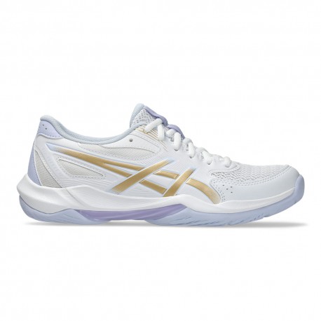 Asics Gel-Rocket 12 Bianco Champagne - Scarpe Pallavolo Donna