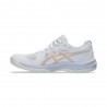 Asics Upcourt 6 Bianco Champagne - Scarpe Pallavolo Donna