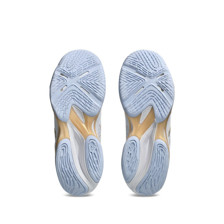 Asics Netburner Ballistic Ff Mt 4 Bianco Champagne - Scarpe Pallavolo Donna
