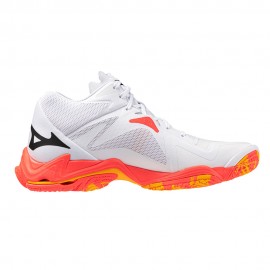 Wave Lightning Z8 Mid bianco arancio argento