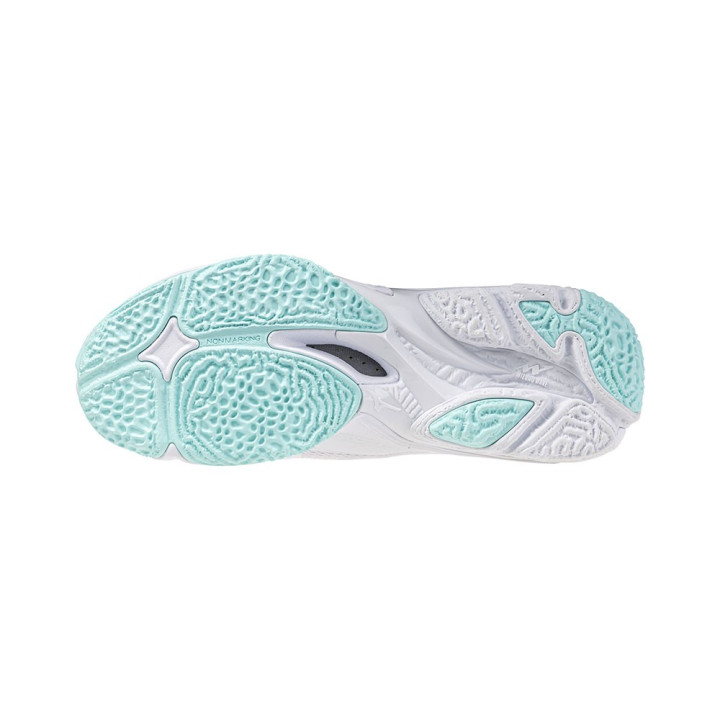 Mizuno Wave Lightning Z8 Mid Bianco Verde - Scarpe Pallavolo Donna