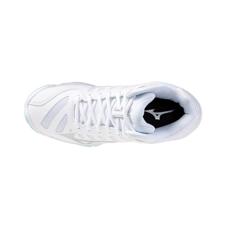 Mizuno Wave Voltage 2 Mid Bianco Verde - Scarpe Pallavolo Donna