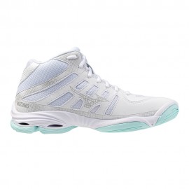 Mizuno Wave Voltage 2 Mid Bianco Verde - Scarpe Pallavolo Donna