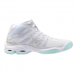 Mizuno Wave Voltage 2 Mid Bianco Verde - Scarpe Pallavolo Donna