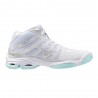 Mizuno Wave Voltage 2 Mid Bianco Verde - Scarpe Pallavolo Donna