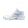 Mizuno Wave Momentum Elite Mid Bianco Verde - Scarpe Pallavolo Donna