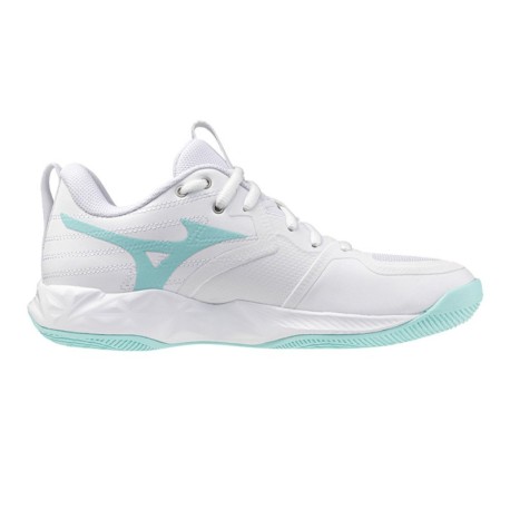 Mizuno Wave Momentum Pro Low Bianco Verde - Scarpe Pallavolo Uomo