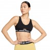 Nike Pro Reggiseno Sportivo Indy Plunge Nero