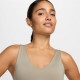 Nike Pro Reggiseno Sportivo Indy Plunge Beige