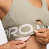 Nike Pro Reggiseno Sportivo Indy Plunge Beige