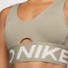 Nike Pro Reggiseno Sportivo Indy Plunge Beige