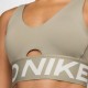 Nike Pro Reggiseno Sportivo Indy Plunge Beige