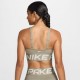 Nike Pro Reggiseno Sportivo Indy Plunge Beige