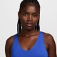 Nike Pro Reggiseno Sportivo Indy Plunge Blu