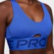 Nike Pro Reggiseno Sportivo Indy Plunge Blu