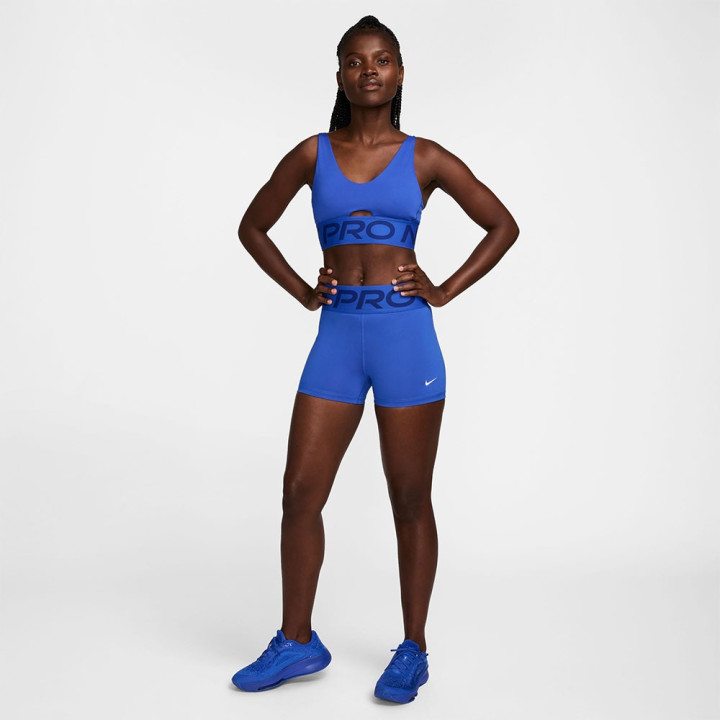 Nike Pro Reggiseno Sportivo Indy Plunge Nero