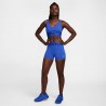 Nike Pro Reggiseno Sportivo Indy Plunge Blu