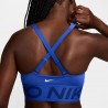 Nike Pro Reggiseno Sportivo Indy Plunge Blu