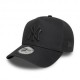 New Era Cappellino 9 Forty Metallic Frame Grigio Uomo