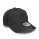 New Era Cappellino 9 Forty Metallic Frame Grigio Uomo