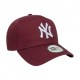 New Era Cappellino Ny E-Frame Bordeaux Uomo