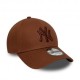 New Era Cappellino Ny 9Forty Tono Su Tono Moro Uomo
