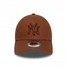 New Era Cappellino Ny 9Forty Tono Su Tono Moro Uomo