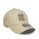 New Era Cappellino 9Forty Ny Avorio Uomo