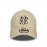 New Era Cappellino 9Forty Ny Avorio Uomo