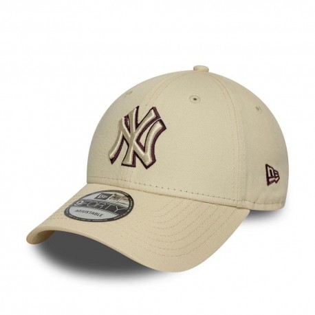 New Era Cappellino 9Forty Ny Avorio Uomo