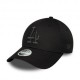 New Era Cappellino 9Forty Ny Nero Donna