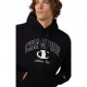 Champion Felpa Big Logo Nero Uomo