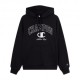 Champion Felpa Big Logo Nero Uomo